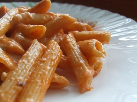 Makaronai su degtine